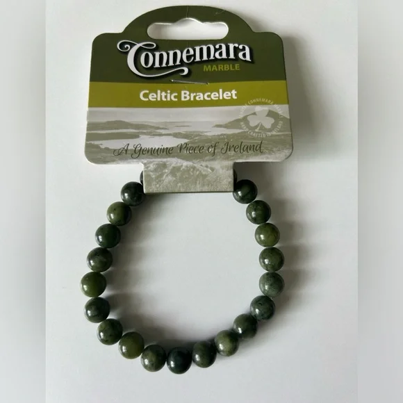 BNWT Genuine Connemara Marble Bracelet - Picture 1 of 4